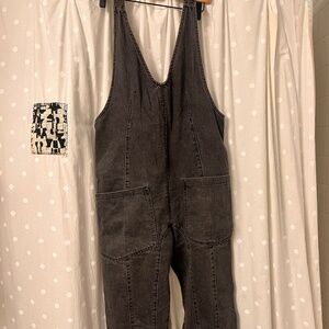 Free People Denim Overalls